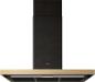Preview: Elica BIO ISLAND BLRO/A/120 ROVERE - Inselhaube, Schwarz/Eichenholz, Umluft/Abluft, 120 cm